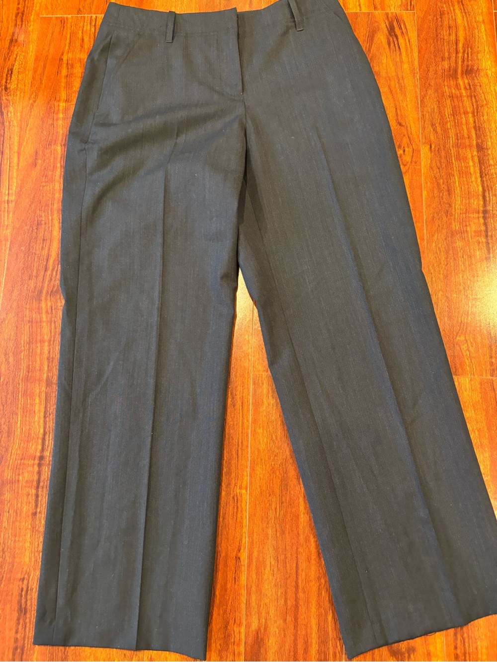 Women's Black Straight-Leg Dress Pants